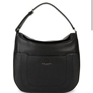 Marc Jacobs Calfskin Empire City Hobo Black